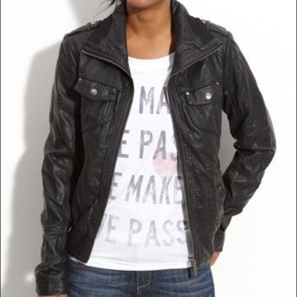 Collection B leather jacket